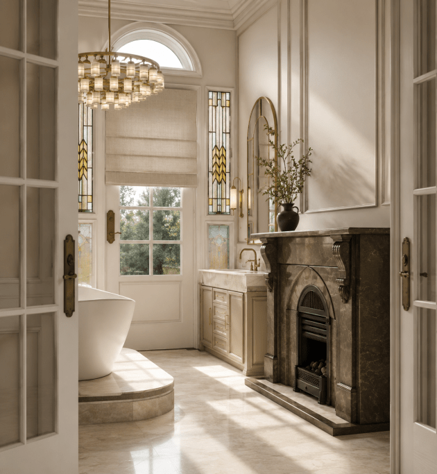 Ensuite, the final design concept, Estella House, Carlton